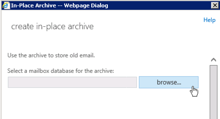 browse databases archive