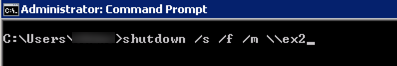windows remote shutdown command